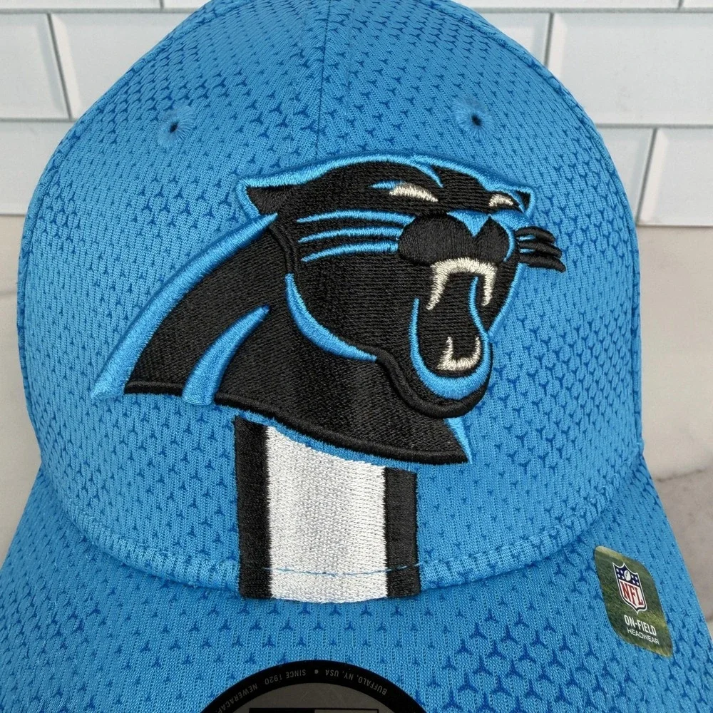 Carolina Panthers Hat Cap Fitted Mens Large Blue NFL Football‎ 39THIRTY M/L